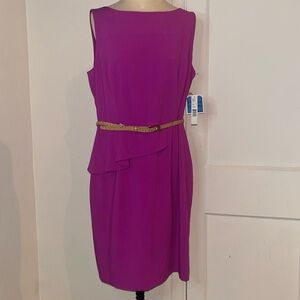 Antonio Melani Tiago belted peplum dress